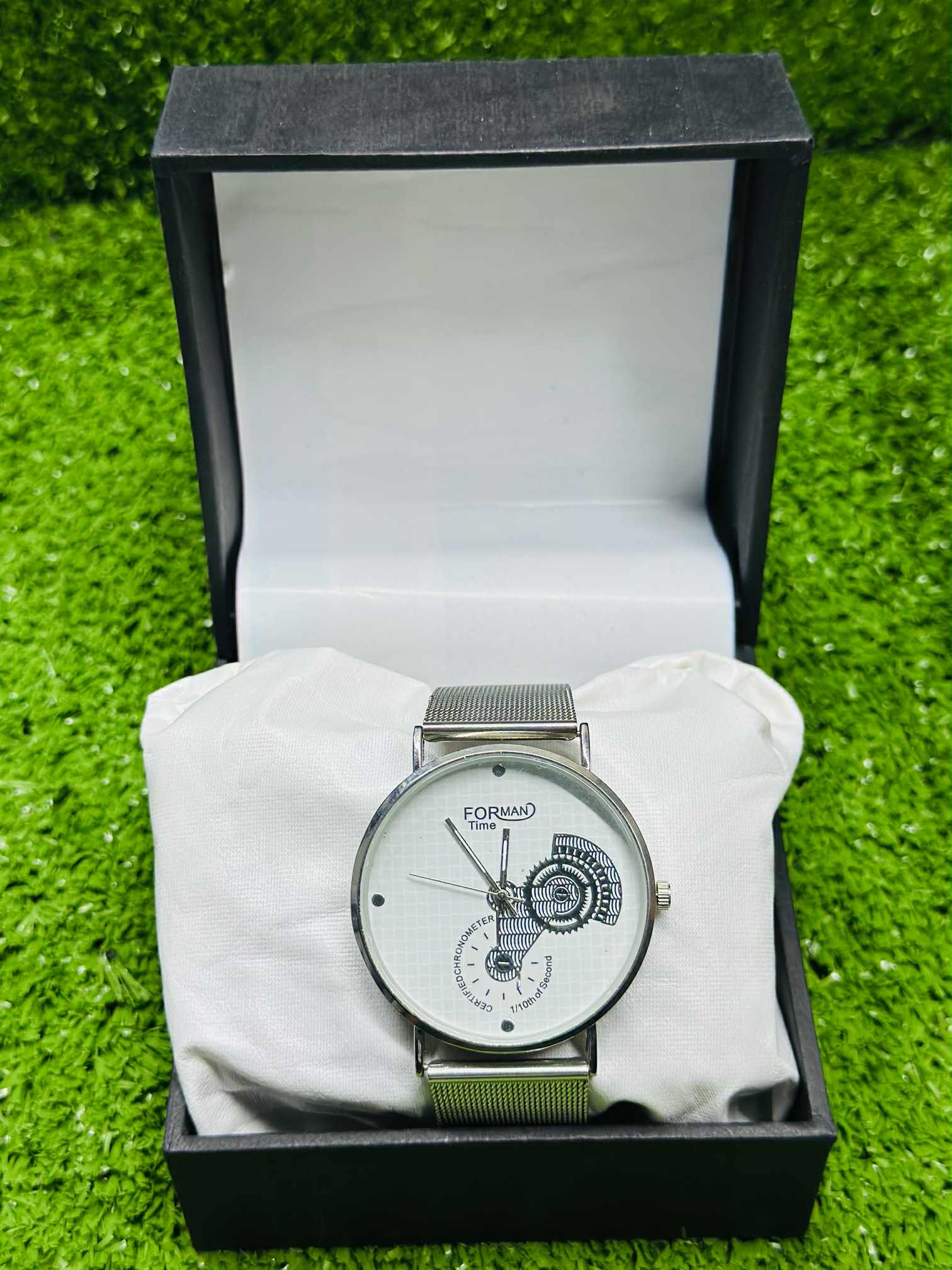 FORMAN Time Men’s Luxury Mesh Strap Wristwatch  muawazcraft