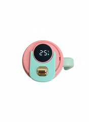 Smart Stainless Steel Coffee Mug with Temperature Display & Heating Function – Gradient Pink & Mint Design 650ml muawazcraft