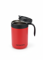 HOT&COOL Stainless Steel Coffee Mug – Vacuum Insulated Travel Mug with Handle (Keeps Drinks Hot & Cold) muawazcraft