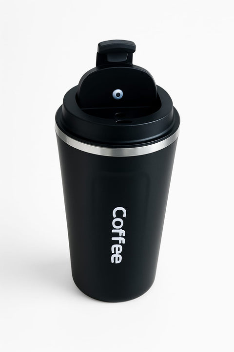 Stainless Steel Coffee Mug with Digital Temperature Display– Leak-Proof, Insulated & Reusable Tumbler (500ml)