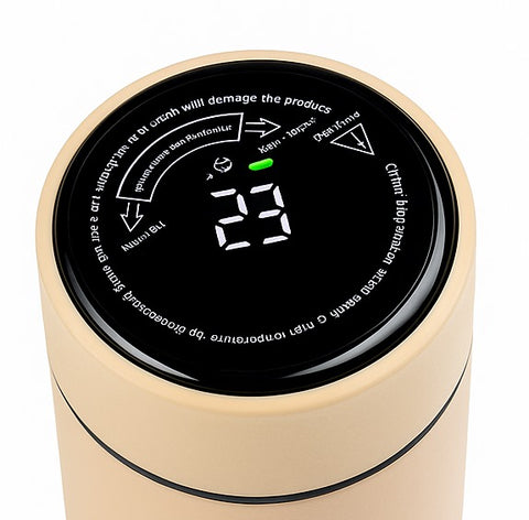 Smart Temperature Display Stainless Steel Sport Bottle – 316 Grade