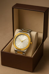 Luxury Arabic Dial Men’s Watch – Stainless Steel Stylish Wristwatch muawazcraft