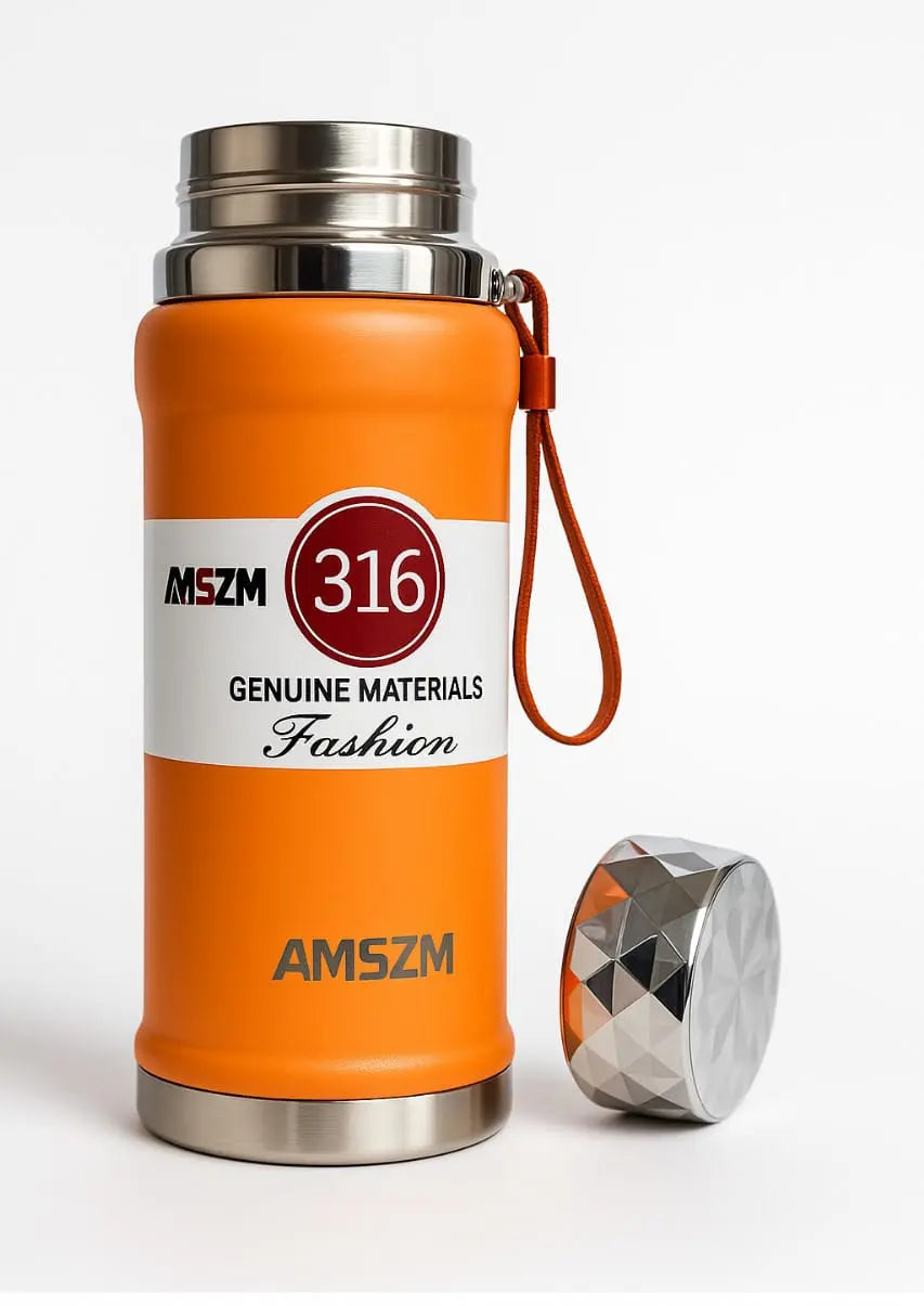 🔥 *Premium Stainless Steel Vacuum Insulated Water Bottle | 316 Thermal Flask for Hot & Cold Beverages* muawazcraft