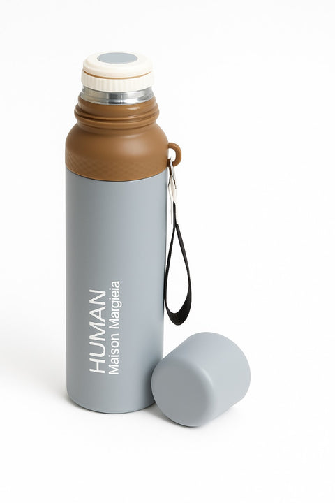 Premium Insulated Stainless Steel Water Bottle – Maison Margiela “HUMAN” – Hot & Cold, Leak-Proof, Stylish Travel Flask