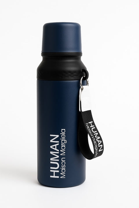Premium Insulated Stainless Steel Water Bottle – Maison Margiela “HUMAN” – Hot & Cold, Leak-Proof, Stylish Travel Flask