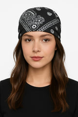 🖤 3 pieces Classic Black Paisley Bandana – Versatile &amp; Stylish muawazcraft