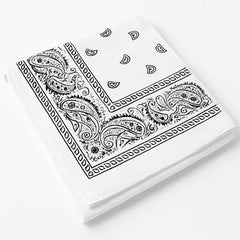 🖤 3 pieces Classic Black Paisley Bandana – Versatile &amp; Stylish muawazcraft