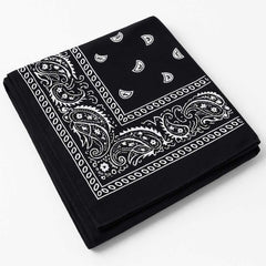 🖤 3 pieces Classic Black Paisley Bandana – Versatile &amp; Stylish muawazcraft