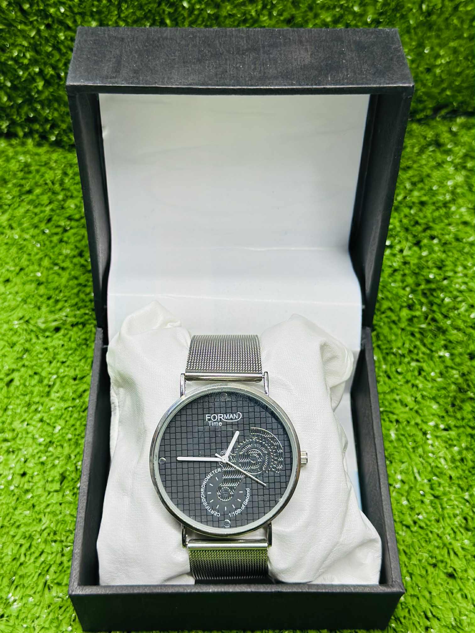 FORMAN Time Men’s Luxury Mesh Strap Wristwatch  muawazcraft