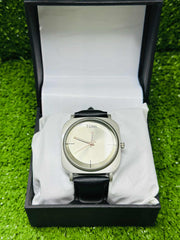 TOMI Luxury Minimalist Silver Dial Watch – For the Modern Gentleman muawazcraft